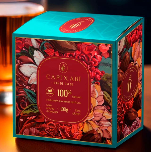 Chá de cacau 100 g Capixabí-1(1) Chá de cacau 100g Capixabí – infusão natural de casca de cacau capixaba - Imagem 3