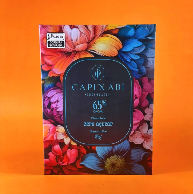 Chocolate 65% cacau zero açúcar 85g Capixabí3 Chocolate 65% cacau zero açúcar 85g Capixabí – intenso, equilibrado e sem culpa - Imagem 3